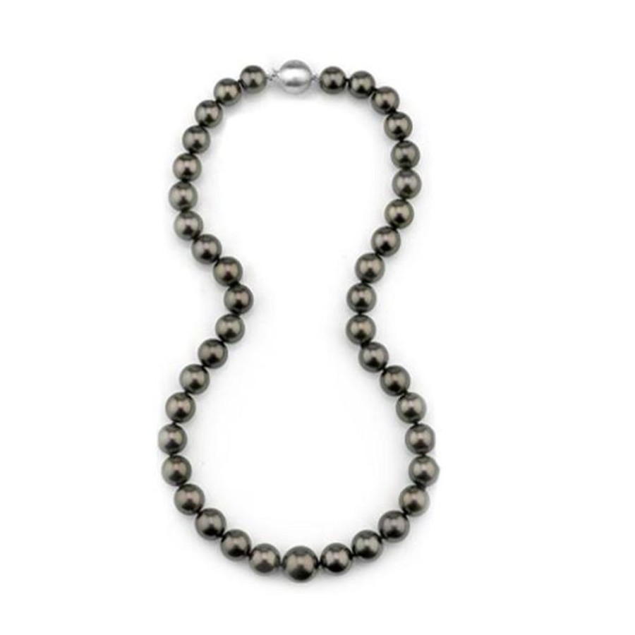 Pearl Jewelry Imperial Pearls | 14Kt White Gold Tahitian Pearl Necklace