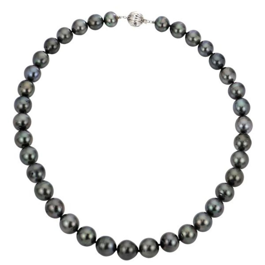 Pearl Jewelry Imperial Pearls | 14Kt White Gold Tahitian Pearl Necklace