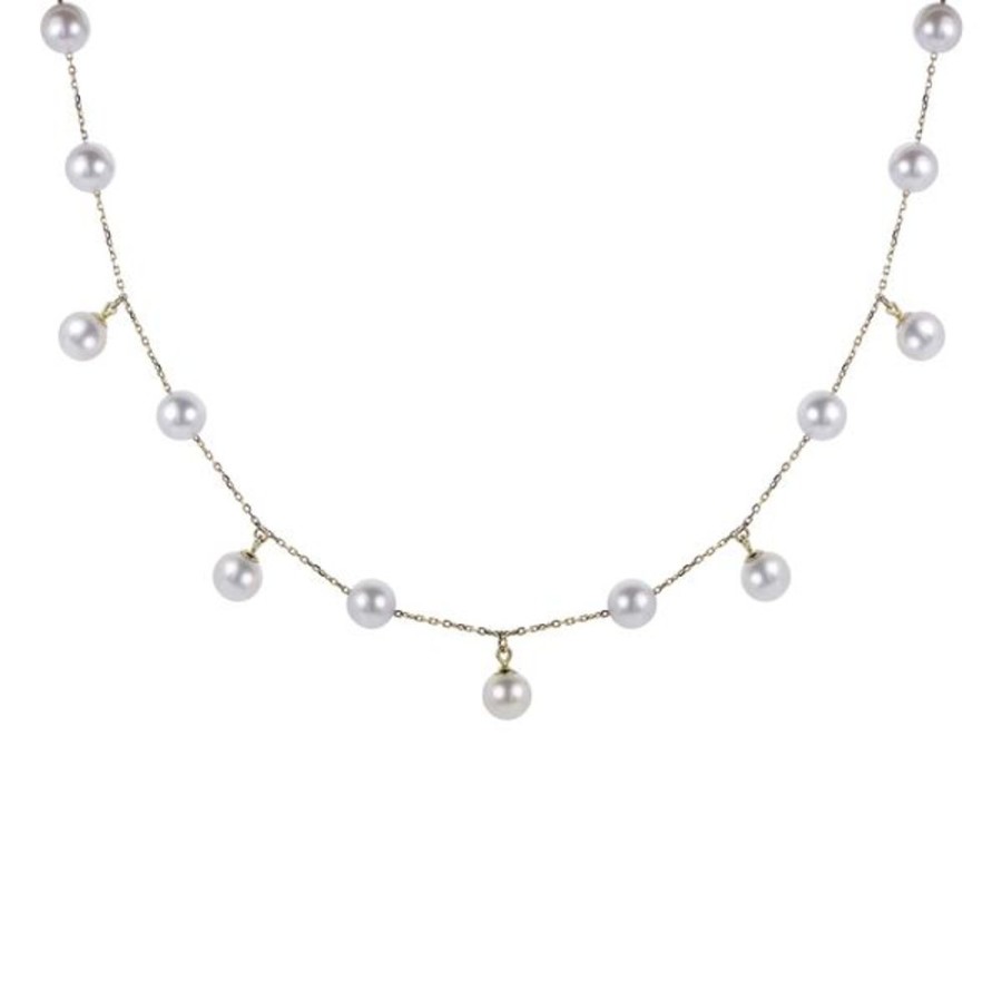 Pearl Jewelry Imperial Pearls | 14Kt Yellow Gold Freshwater Pearl Necklace