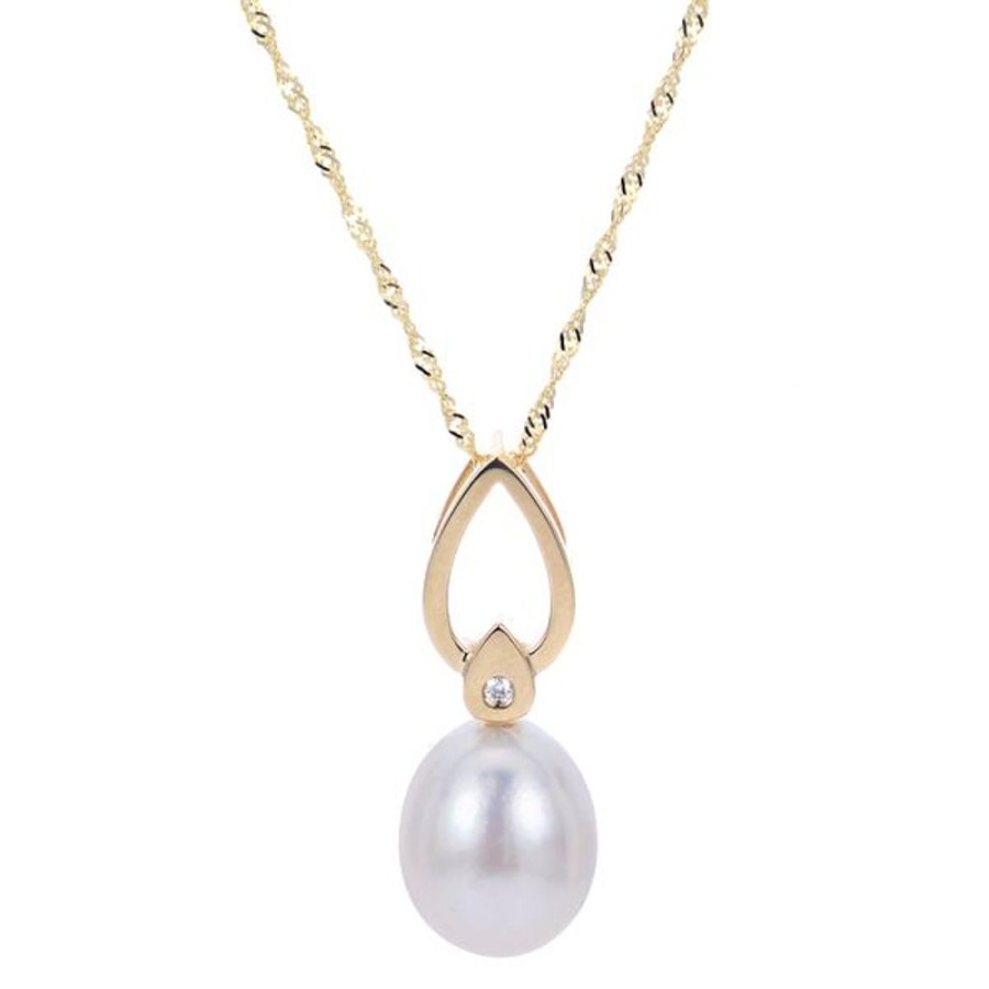 Pearl Jewelry Imperial Pearls | 14Kt Yellow Gold Freshwater Pearl Pendant