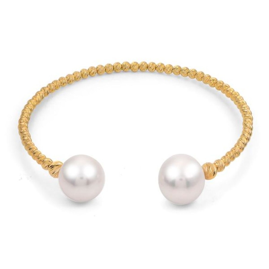 Pearl Jewelry Imperial Pearls | 14Kt Yellow Gold Freshwater Pearl Bracelet