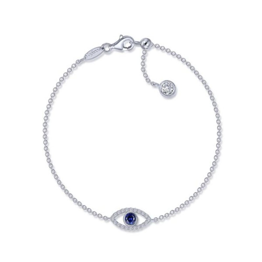 Silver Jewelry Lafonn | 0.62 Ctw Evil Eye Bracelet