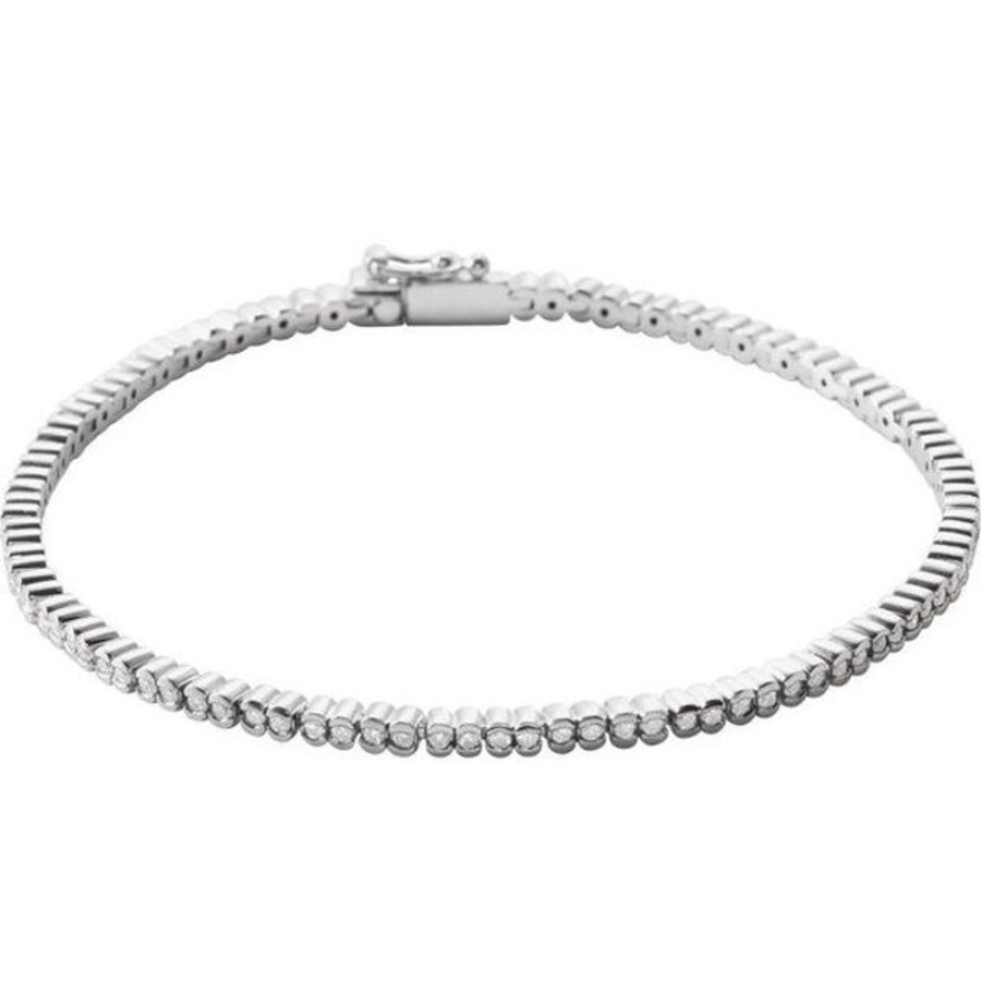 Diamond Jewelry Stuller | Bezel-Set Line Bracelet