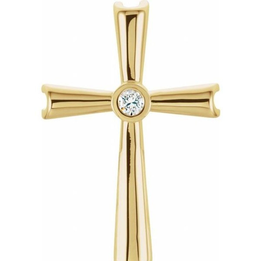 More Jewelry Stuller | Solitaire Cross Pendant