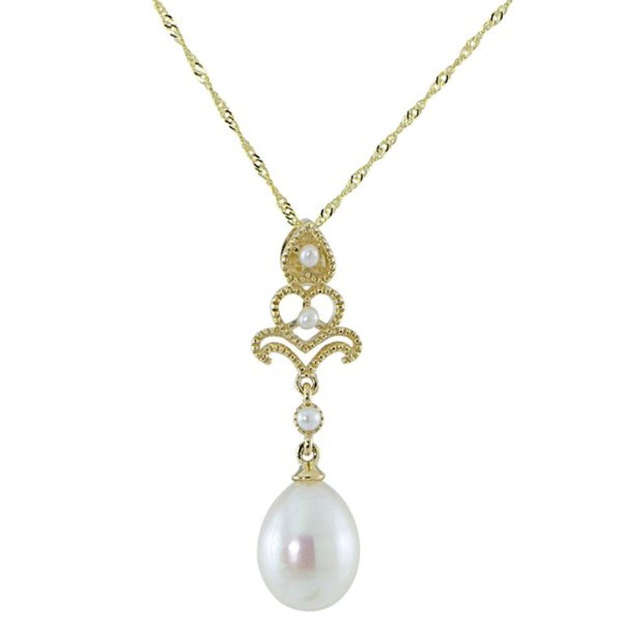 Pearl Jewelry Imperial Pearls | 14Kt Yellow Gold Freshwater Pearl Pendant