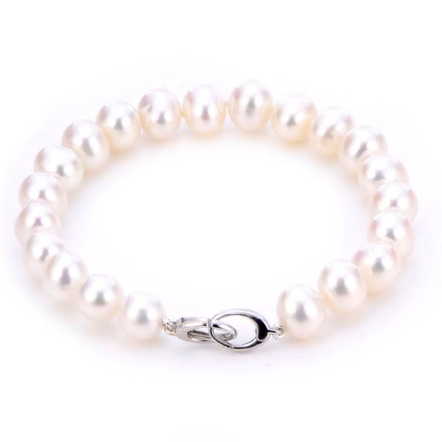 Pearl Jewelry Imperial Pearls | Sterling Silver Freshwater Pearl Bracelet