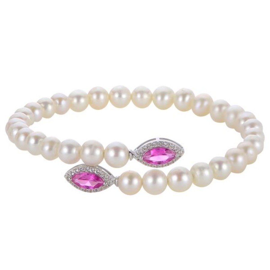 Pearl Jewelry Imperial Pearls | Sterling Silver Freshwater Pearl Bracelet