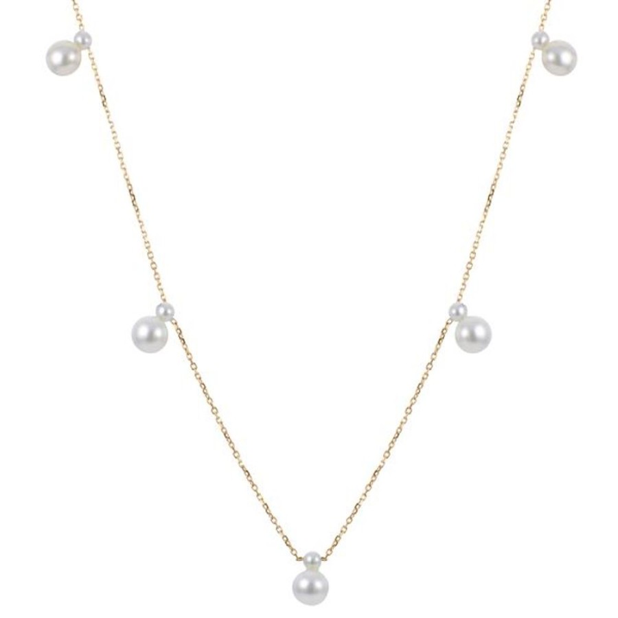 Pearl Jewelry Imperial Pearls | 14Kt Yellow Gold Freshwater Pearl Necklace