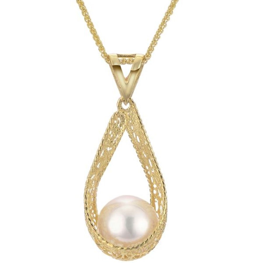 Pearl Jewelry Imperial Pearls | 14Kt Yellow Gold Freshwater Pearl Pendant