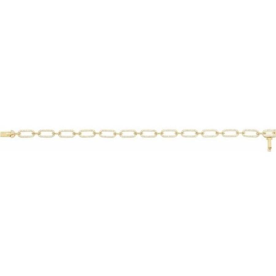 Diamond Jewelry Stuller | Accented Link Bracelet