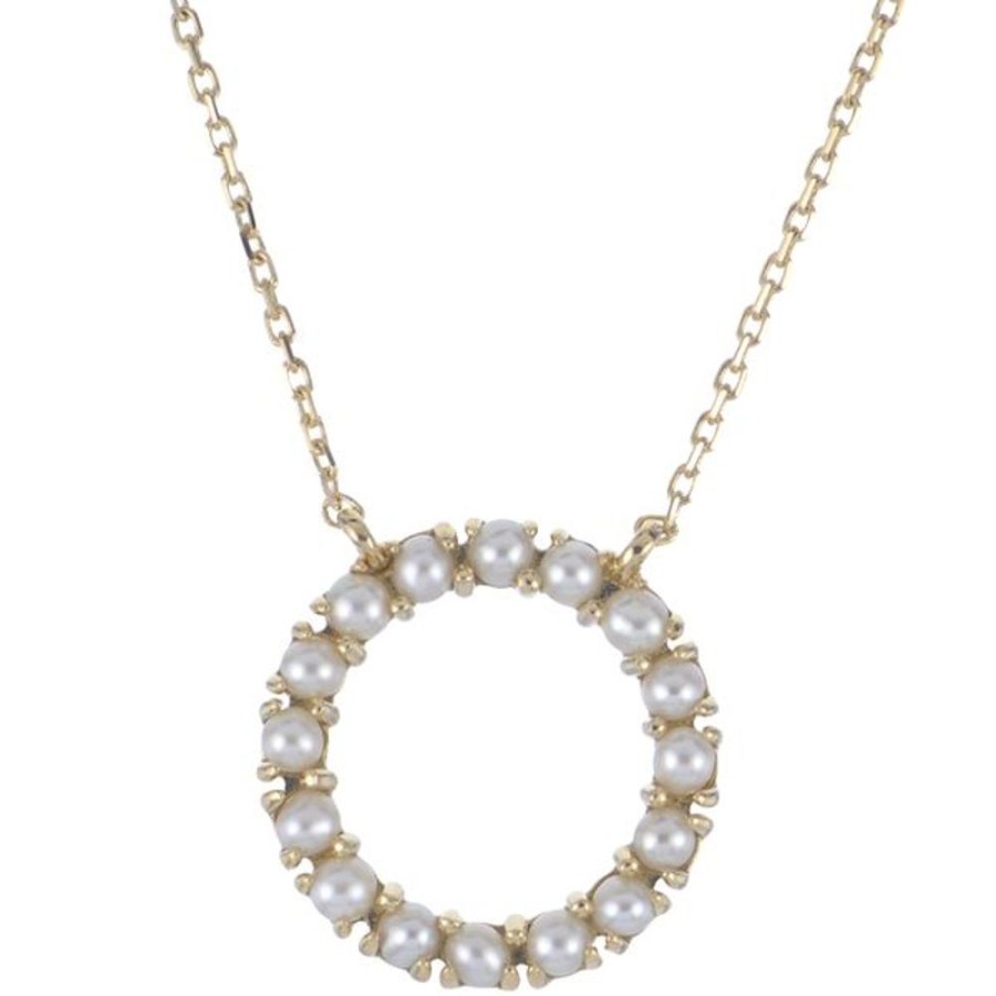 Pearl Jewelry Imperial Pearls | 14Kt Yellow Gold Freshwater Pearl Necklace