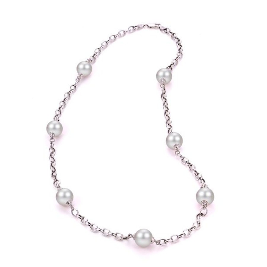 Pearl Jewelry Imperial Pearls | Sterling Silver Freshwater Pearl Necklace