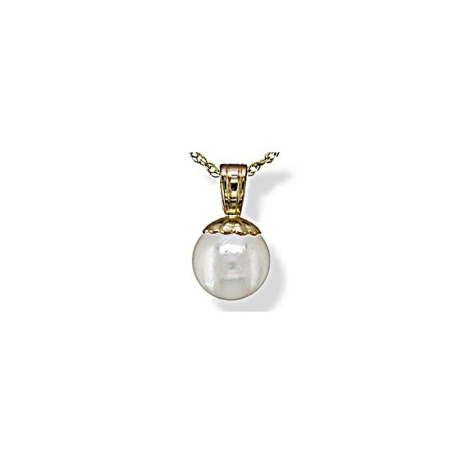 Pearl Jewelry Imperial Pearls | 14Kt Yellow Gold Akoya Pearl Pendant