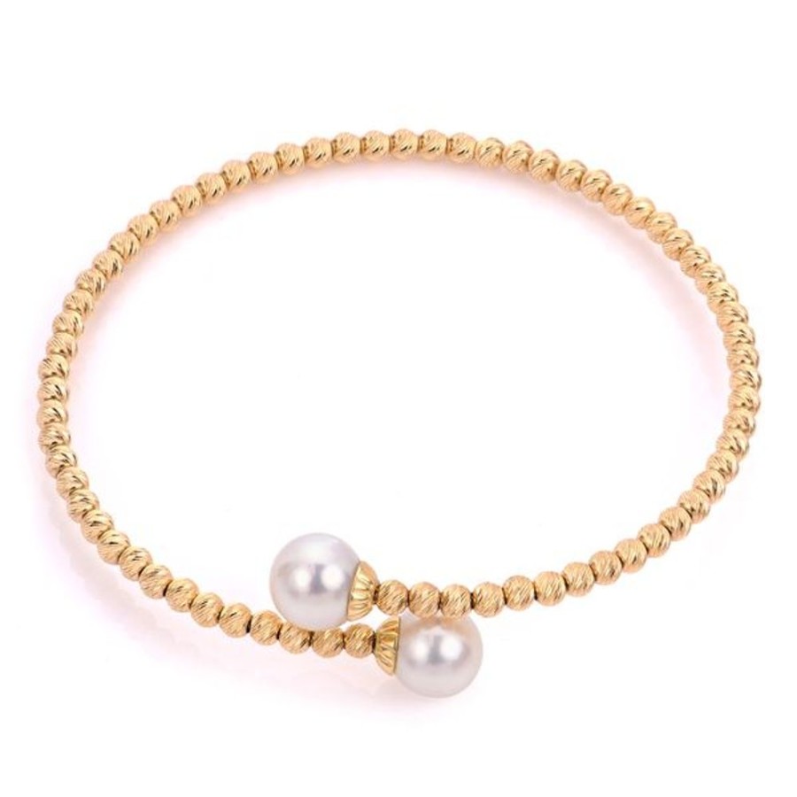 Pearl Jewelry Imperial Pearls | 14Kt Yellow Gold Akoya Pearl Bracelet