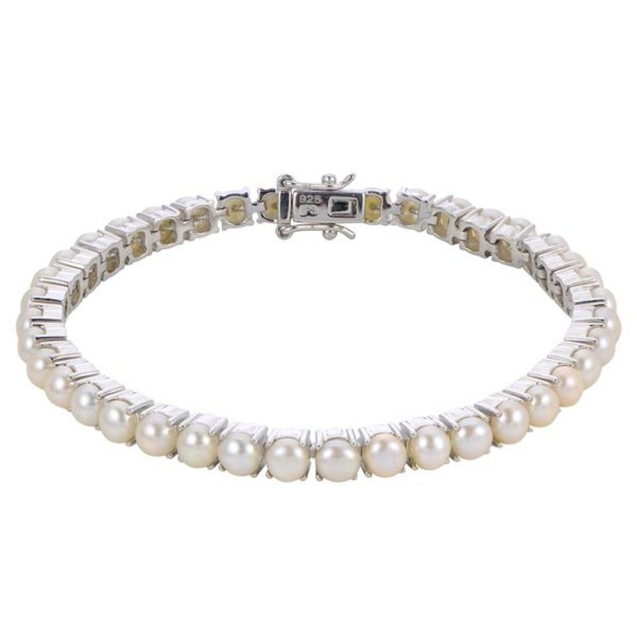 Pearl Jewelry Imperial Pearls | Sterling Silver Freshwater Pearl Bracelet