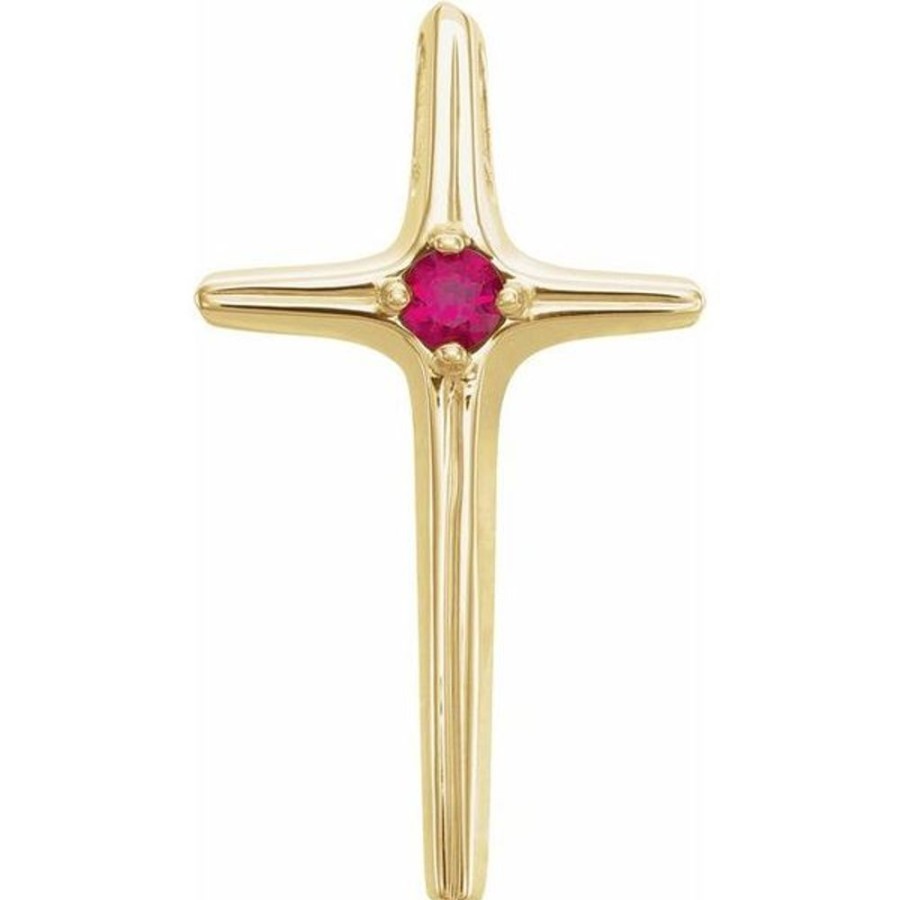 More Jewelry Stuller | Solitaire Cross Pendant