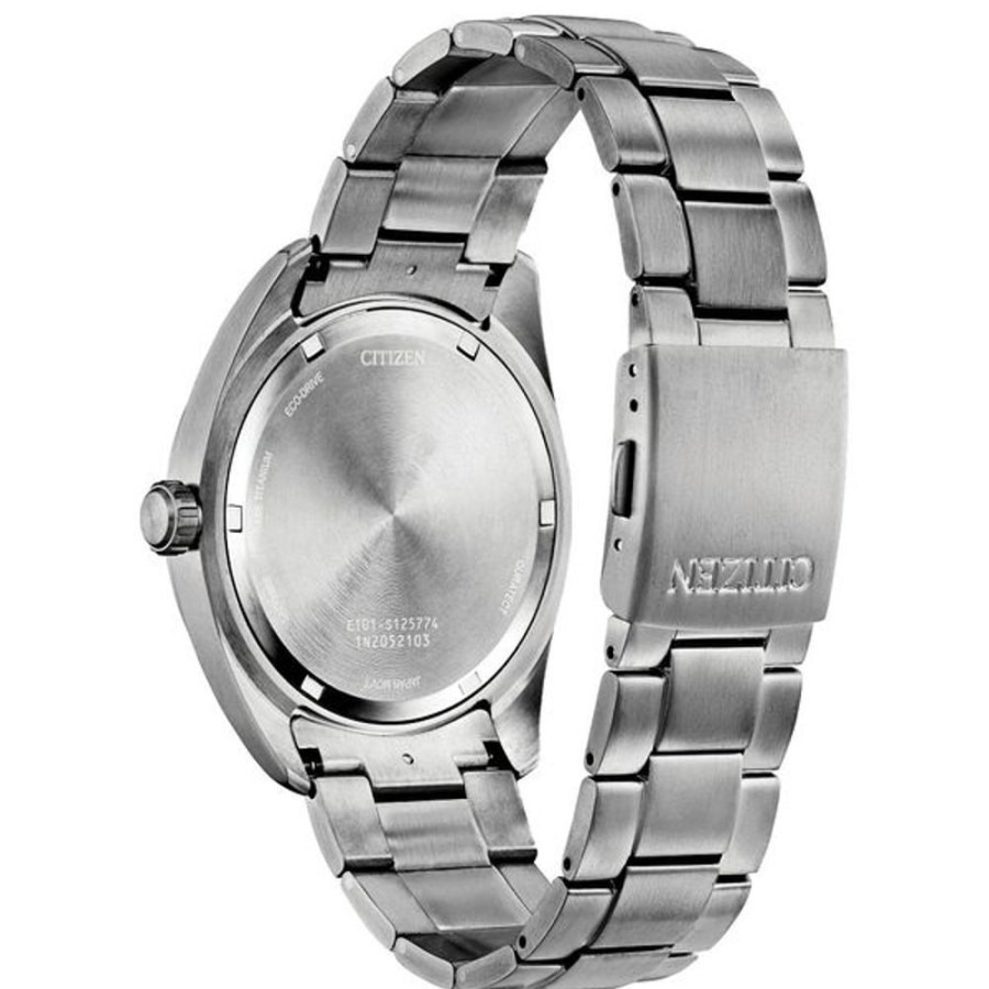 Watches Citizen | Citizen Eco-Drive Weekender Garrison Mens Super Titanium