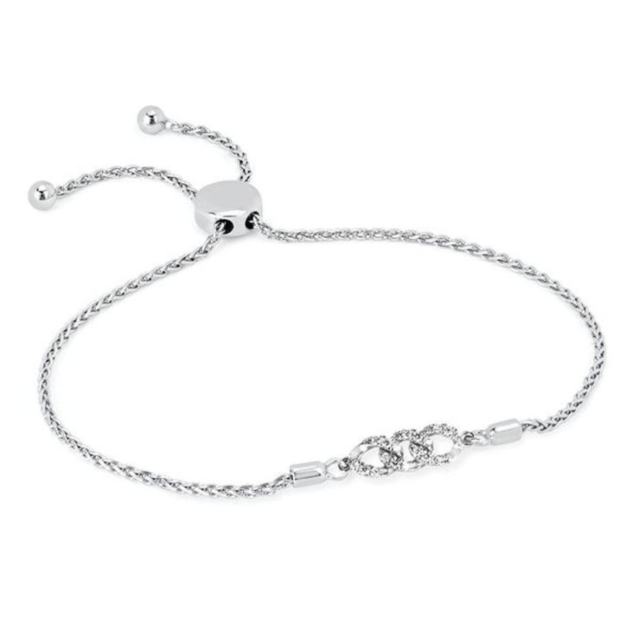 Diamond Jewelry Ostbye | Sterling Silver Diamond Bracelet