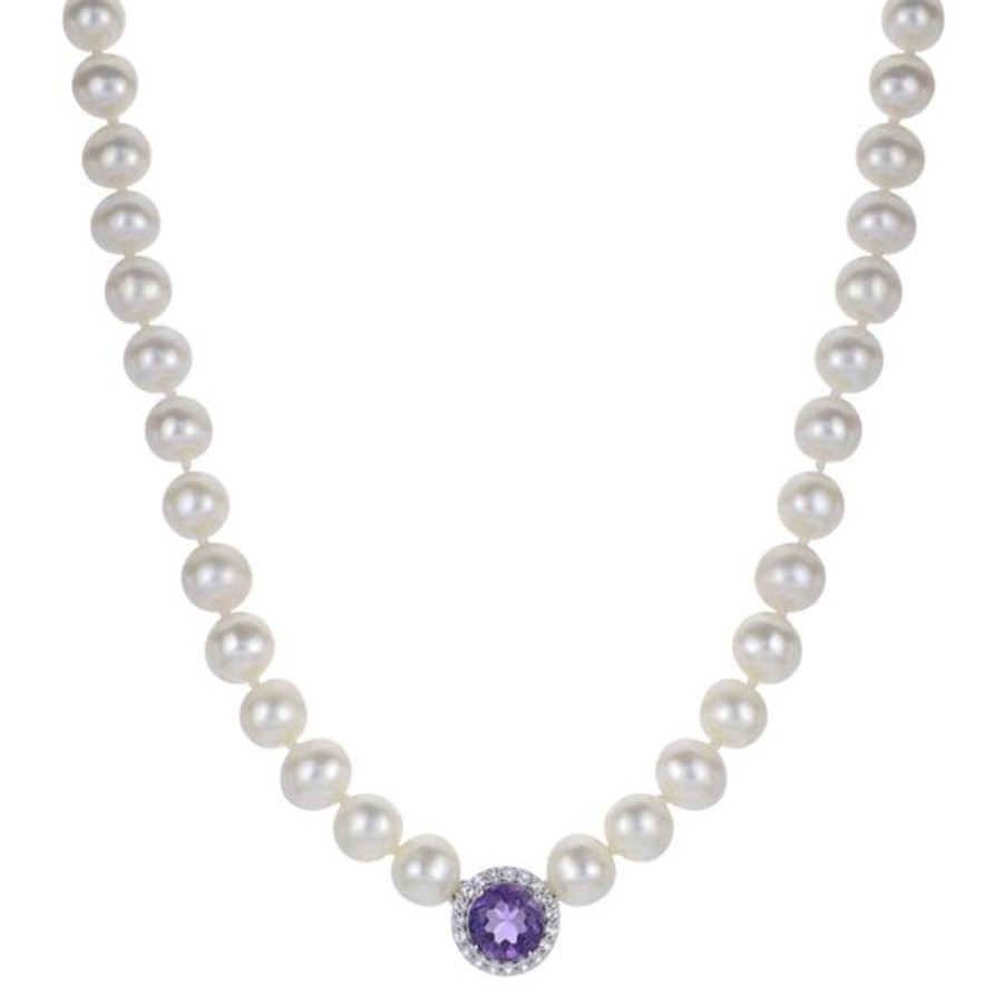 Pearl Jewelry Imperial Pearls | Sterling Silver Freshwater Pearl Necklace