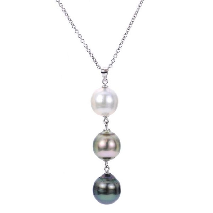 Pearl Jewelry Imperial Pearls | Sterling Silver Tahitian Pearl Pendant