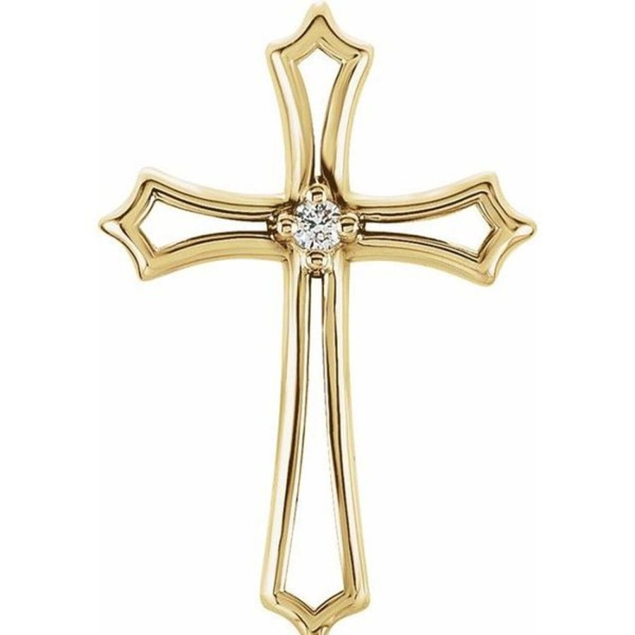 More Jewelry Stuller | Solitaire Cross Pendant