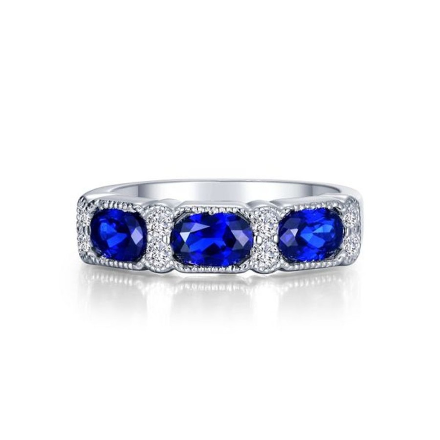 Silver Jewelry Lafonn | Fancy Lab-Grown Sapphire Ring