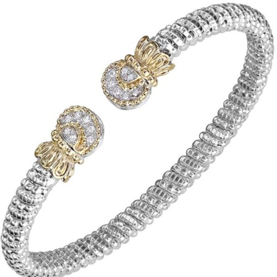 Diamond Jewelry Vahan | Vahan - 14K Gold And Sterling Silver Diamond Bracelet