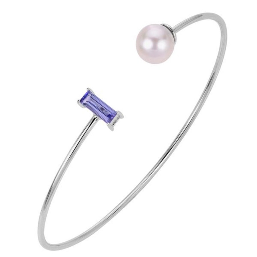 Pearl Jewelry Imperial Pearls | 14Kt White Gold Freshwater Pearl Bracelet