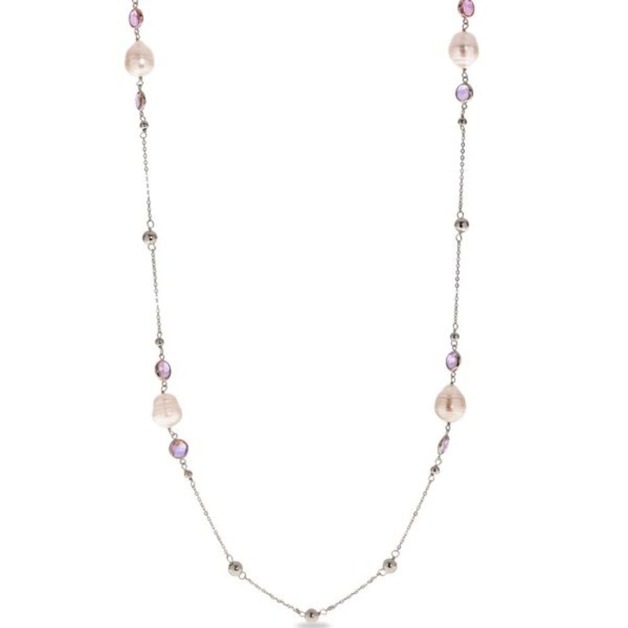 Pearl Jewelry Imperial Pearls | Sterling Silver Freshwater Pearl Necklace