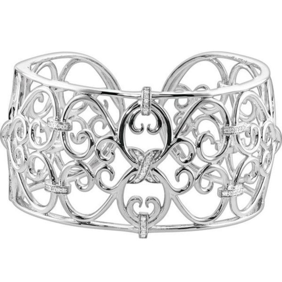 Diamond Jewelry Stuller | Filigree Scroll Cuff Bracelet