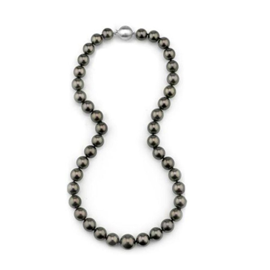 Pearl Jewelry Imperial Pearls | 14Kt White Gold Tahitian Pearl Necklace