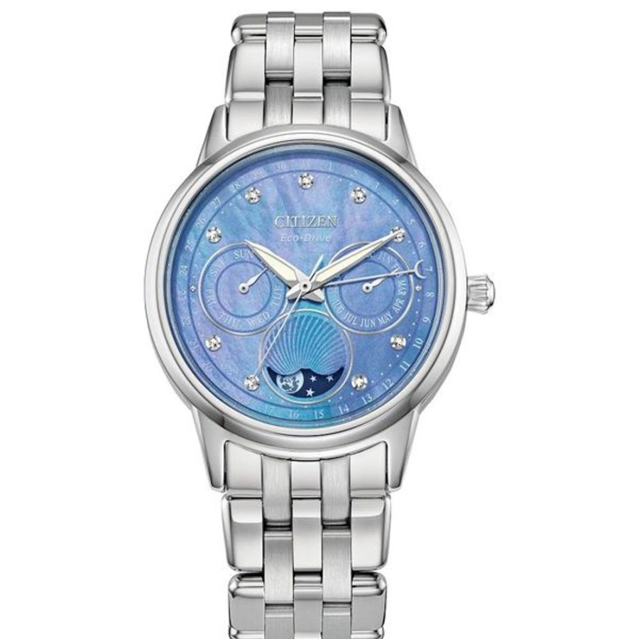 Watches Citizen | Citizen Eco-Drive Dress/Classic Eco Calendrier Ladies Stainless Steel