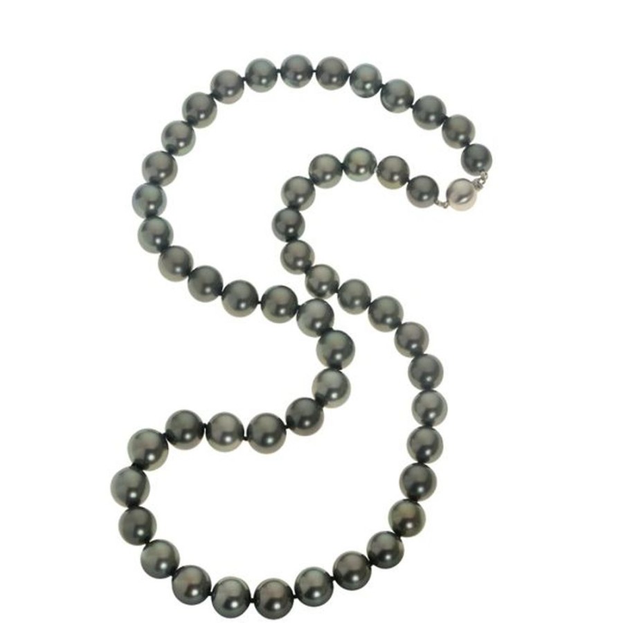 Pearl Jewelry Imperial Pearls | 14Kt White Gold Tahitian Pearl Necklace