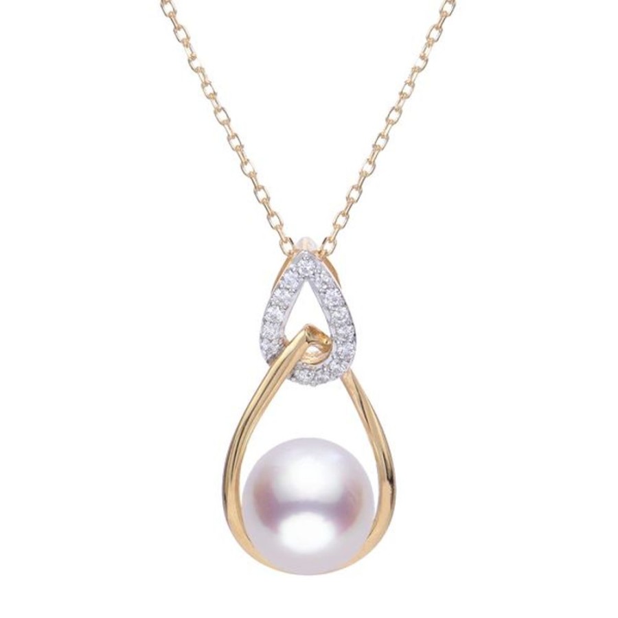 Pearl Jewelry Imperial Pearls | 14Kt Yellow Gold Akoya Pearl Pendant