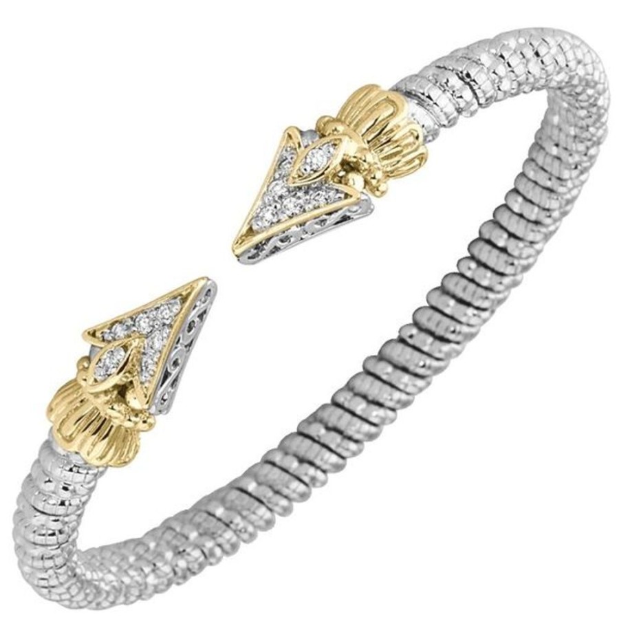 Diamond Jewelry Vahan | Vahan - 14K Gold And Sterling Silver Diamond Bracelet