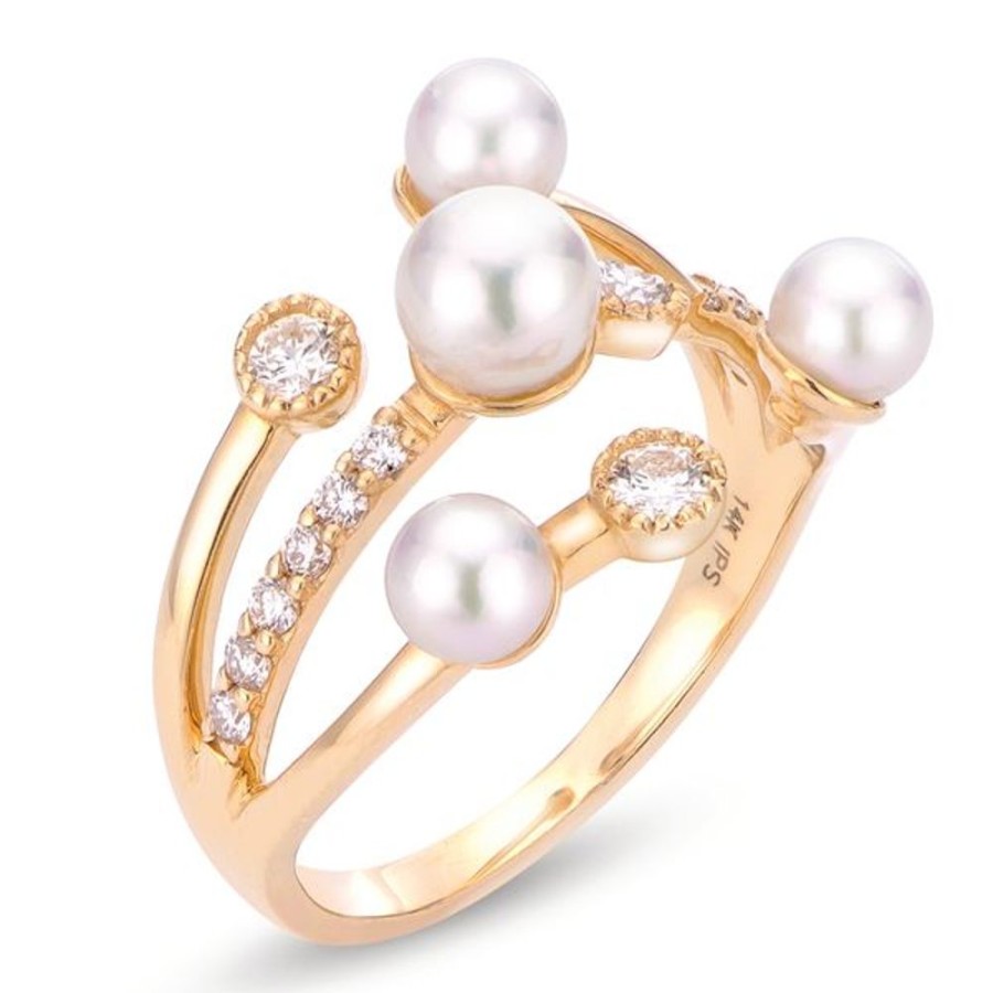 Pearl Jewelry Imperial Pearls | 14Kt Yellow Gold Akoya Pearl Ring