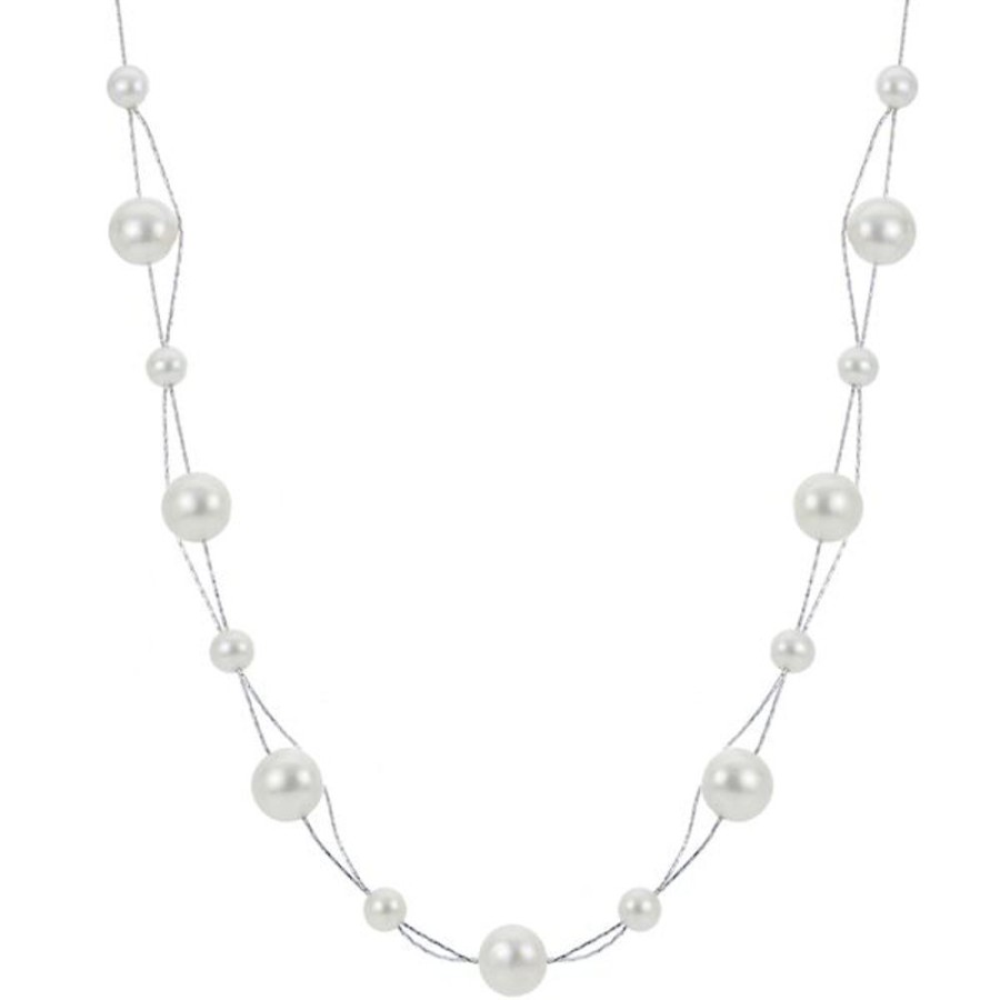 Pearl Jewelry Imperial Pearls | Sterling Silver Freshwater Necklace