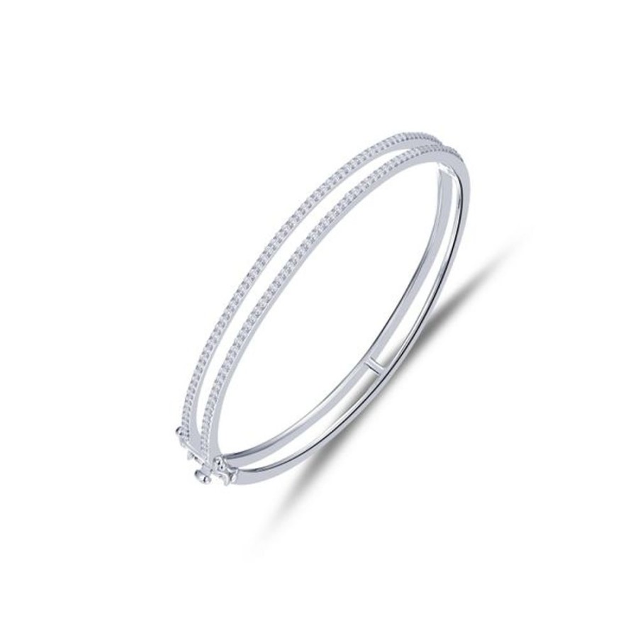 Silver Jewelry Lafonn | Classic Hinged Bangle