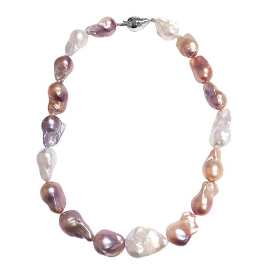 Pearl Jewelry Imperial Pearls | Sterling Silver Freshwater Pearl Necklace