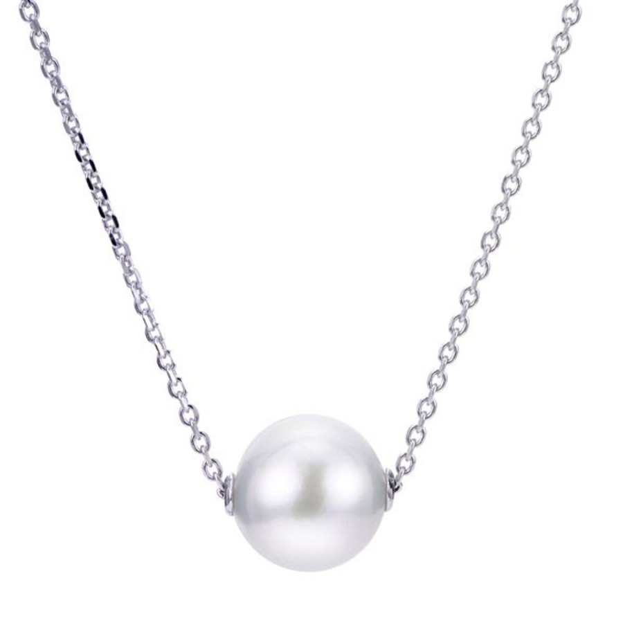 Pearl Jewelry Imperial Pearls | Sterling Silver Freshwater Pearl Solitaire Necklace