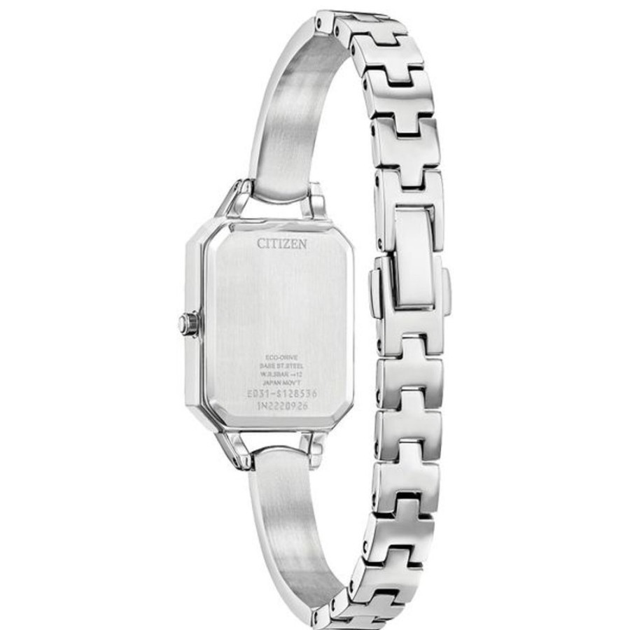 Watches Citizen | Citizen Eco-Drive Dress/Classic Eco Crystal Eco Ladies Stainless Steel