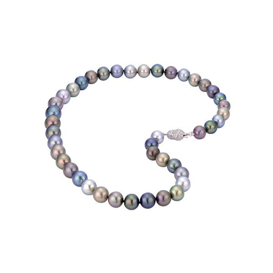 Pearl Jewelry Imperial Pearls | 14Kt White Gold Tahitian Pearl Necklace