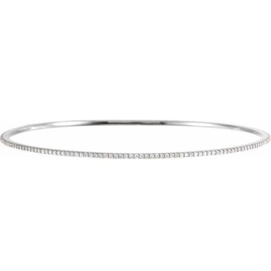 Diamond Jewelry Stuller | Accented Bangle Bracelet