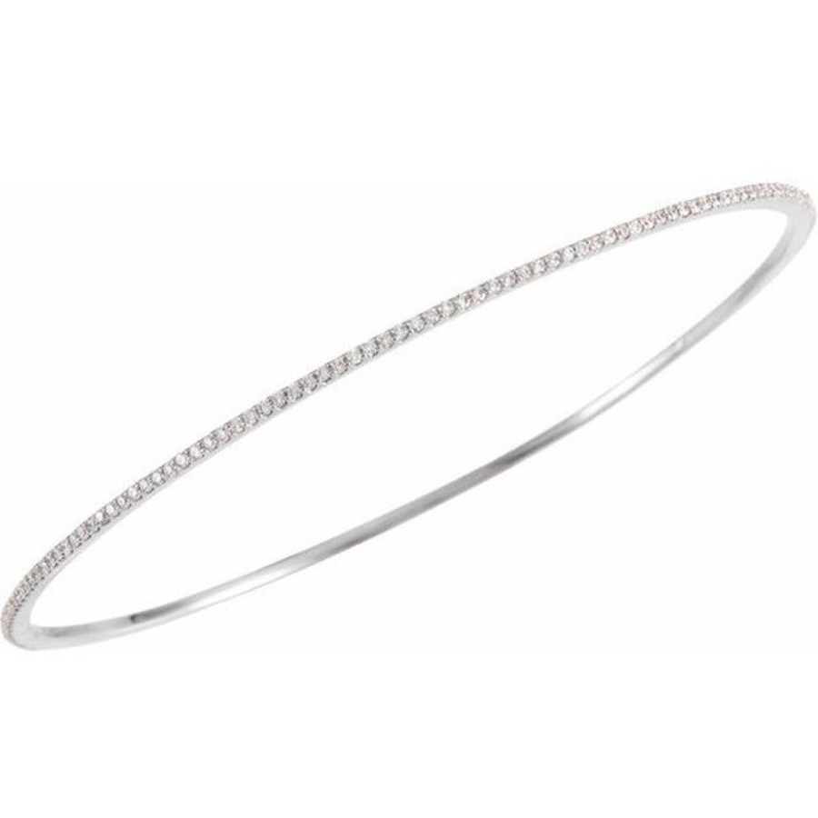 Diamond Jewelry Stuller | Accented Bangle Bracelet