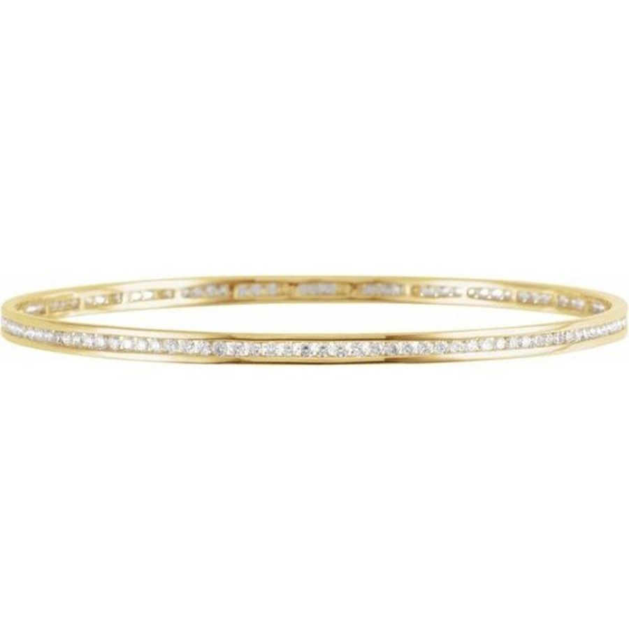 Diamond Jewelry Stuller | Accented Stackable Bangle Bracelet