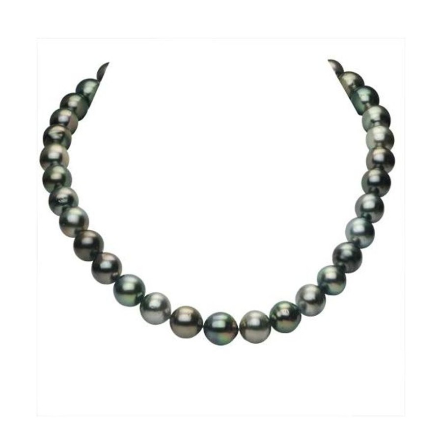 Pearl Jewelry Imperial Pearls | 14Kt White Gold Tahitian Pearl Necklace