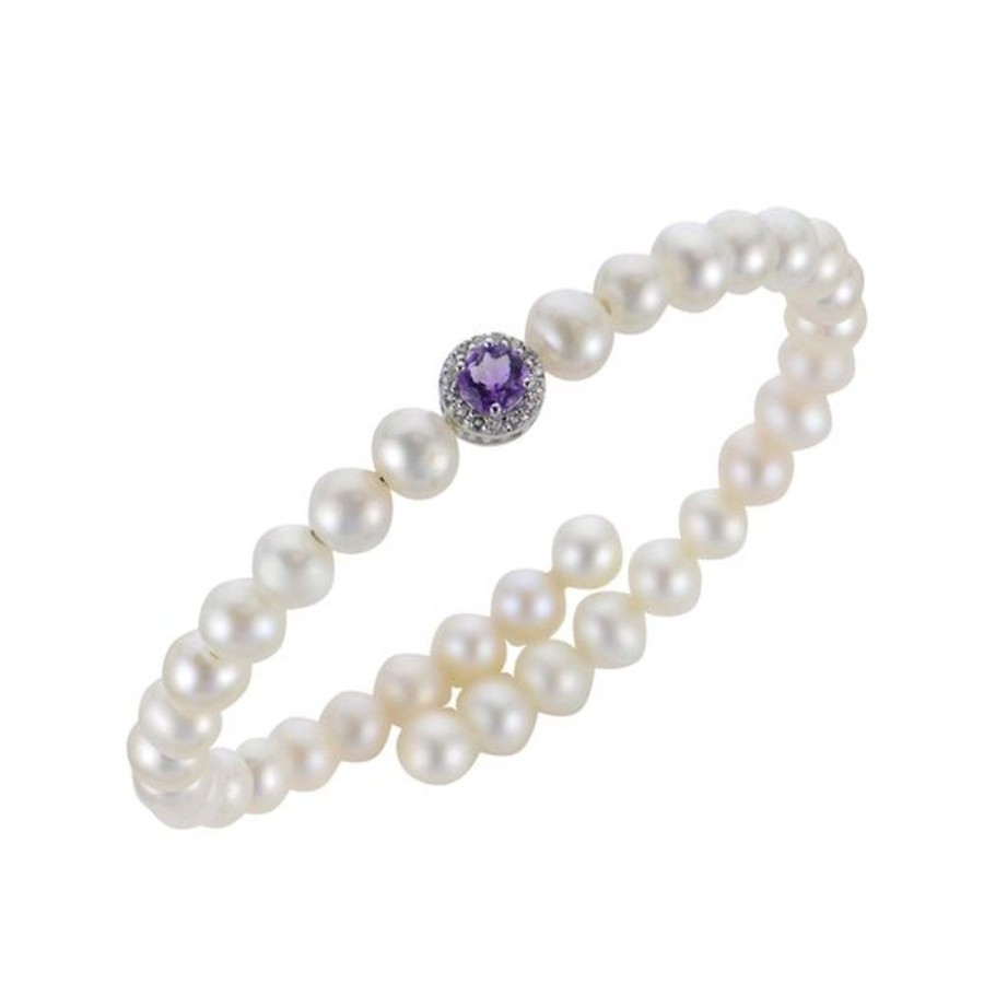 Pearl Jewelry Imperial Pearls | Sterling Silver Freshwater Pearl Bracelet