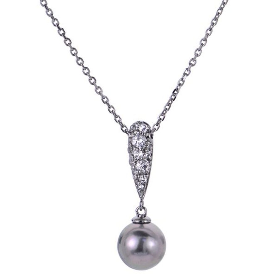 Pearl Jewelry Imperial Pearls | Sterling Silver Tahitian Pearl Necklace