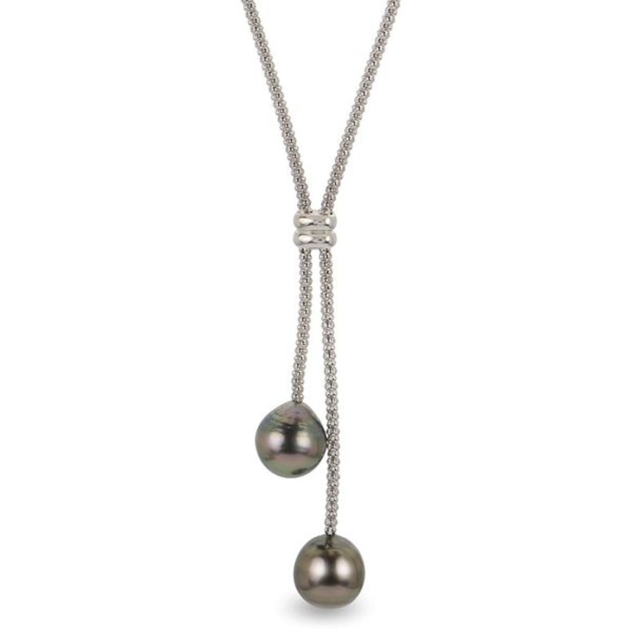 Pearl Jewelry Imperial Pearls | Sterling Silver Tahitian Pearl Necklace