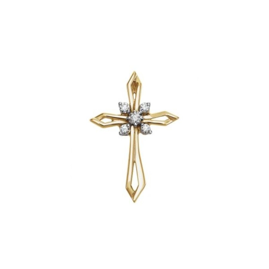 More Jewelry Stuller | Accented Cross Pendant